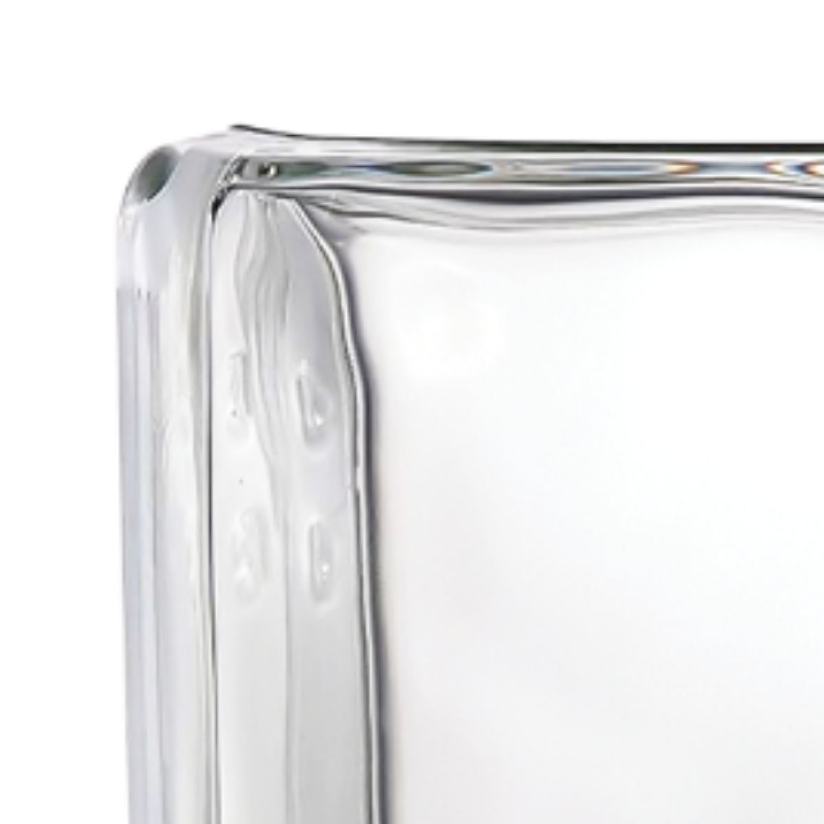 Tijolo de Vidro 19 x 19 x 8 cm Liso Translúcido 2 Lados com 06 unidades Tradestar - 4