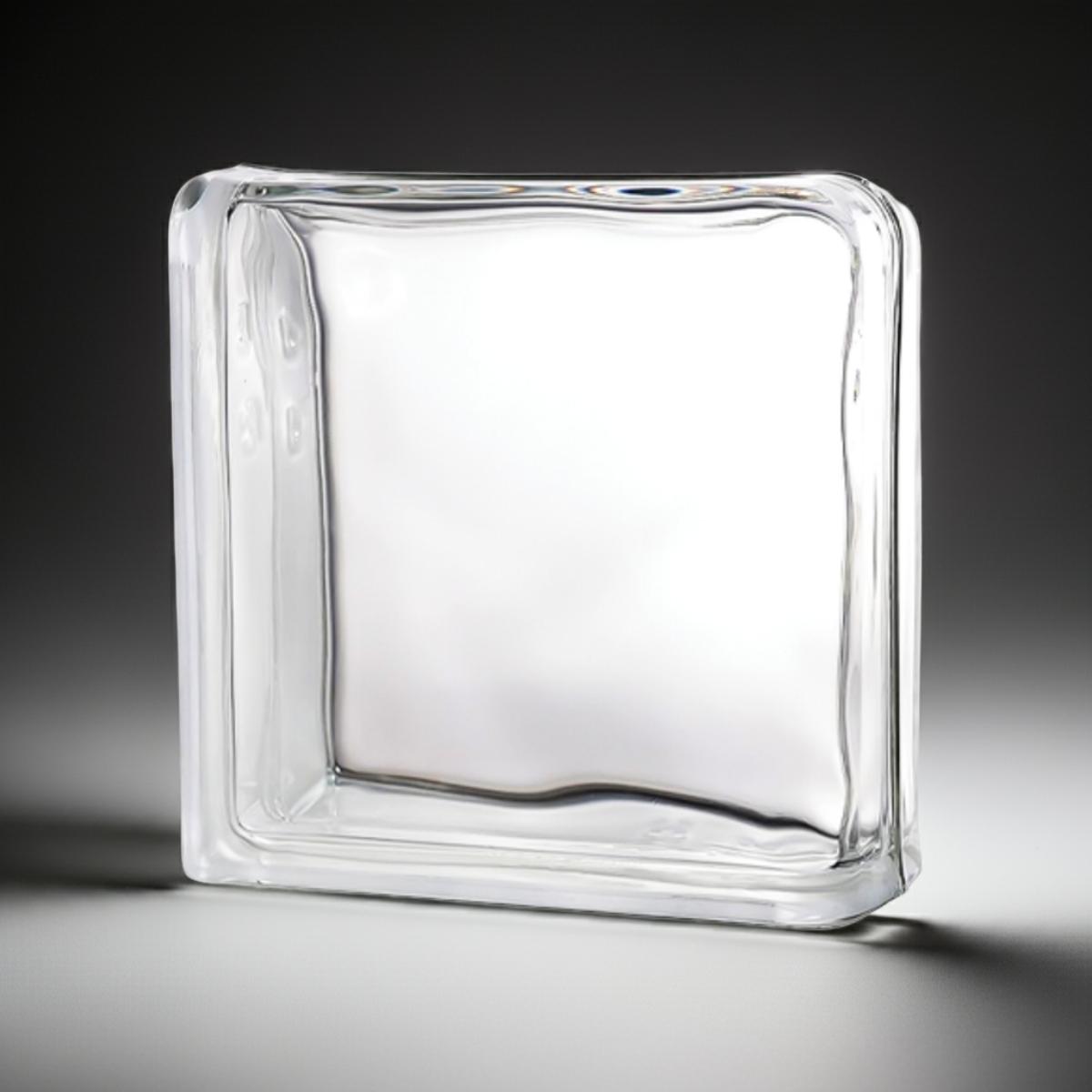 Tijolo de Vidro 19 x 19 x 8 cm Liso Translúcido 2 Lados com 06 unidades Tradestar - 6