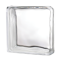 Tijolo de Vidro 19 x 19 x 8 cm Liso Translúcido 2 Lados com 06 unidades Tradestar - 3