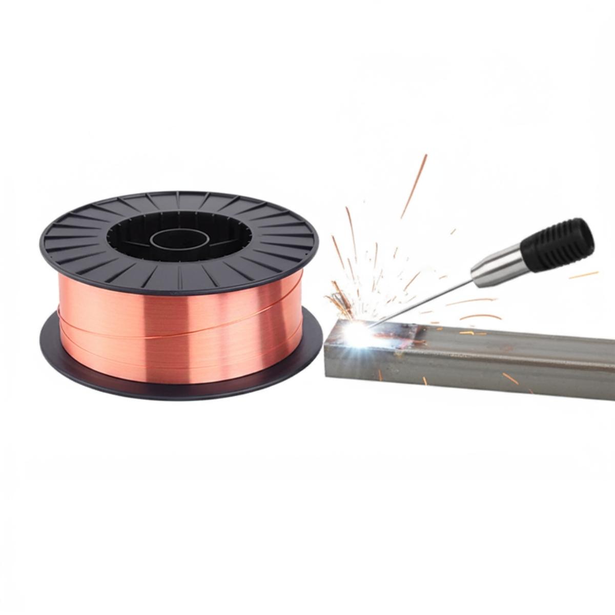 Arame Solda MIG ER70S-6 Gás 0,8 mm 1 Kg Tradestar - 2