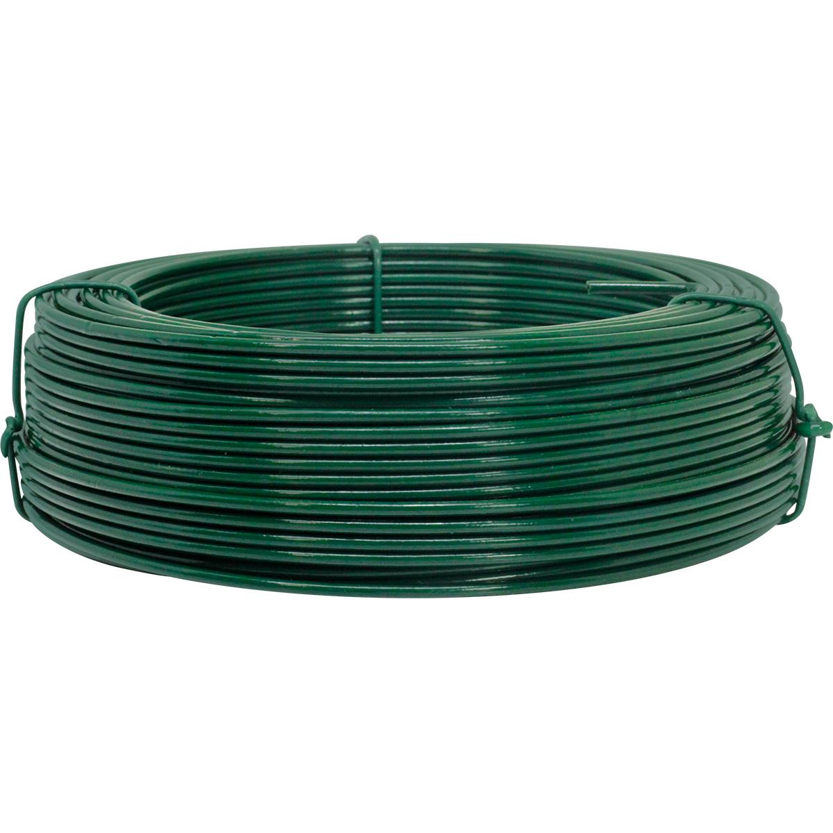 Arame Revestido PVC BWG16 Verde 1 Kg Tradestar - 1
