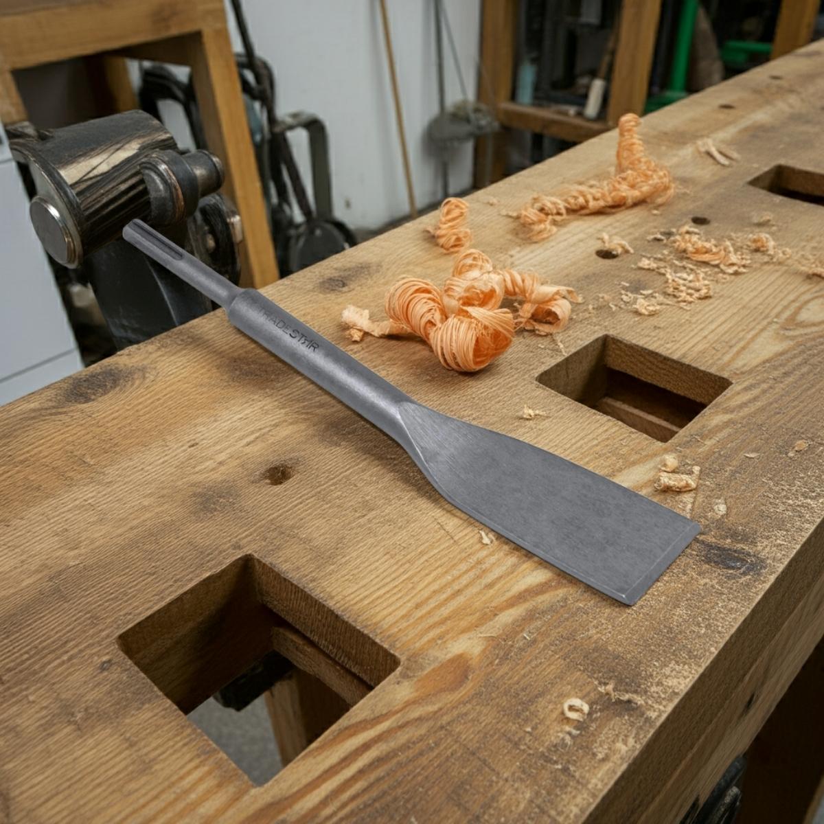 Talhadeira SDS Plus Curva 16 x 265 x 40 MM Tradestar - 7