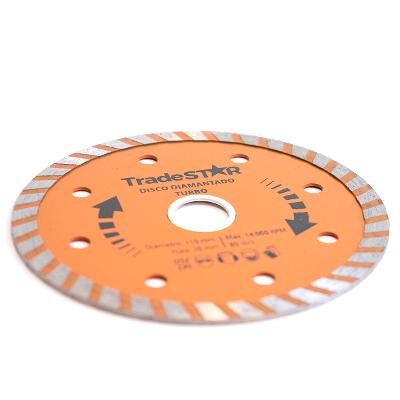 Disco Diamantado 110 mm Turbo Furo 20 mm Tradestar