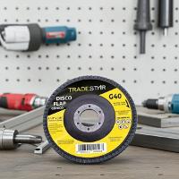 Disco Flap 115  mm G40 Fibra Cônico Aço Tradestar - 5