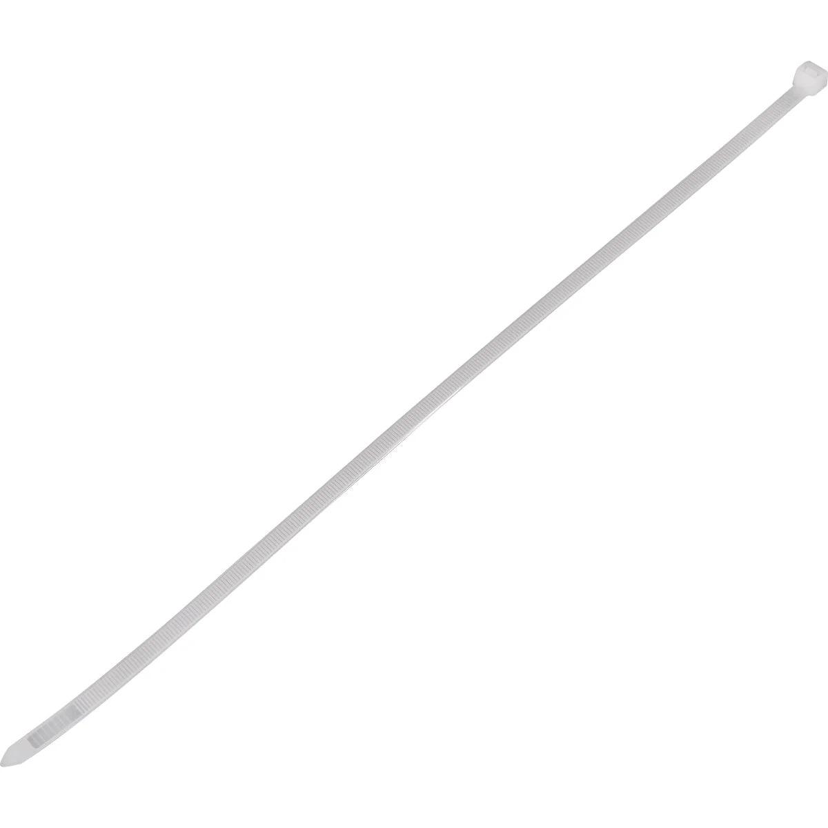 Abraçadeira Nylon 3,6 x 200 mm Branca com 100 Peças Tradestar - 1