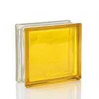 Tijolo de Vidro 19 x 19 x 8 CM Amarelo Translúcido 06 Unidades Tradestar - 3