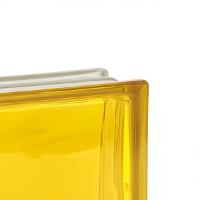 Tijolo de Vidro 19 x 19 x 8 CM Amarelo Translúcido 06 Unidades Tradestar - 5