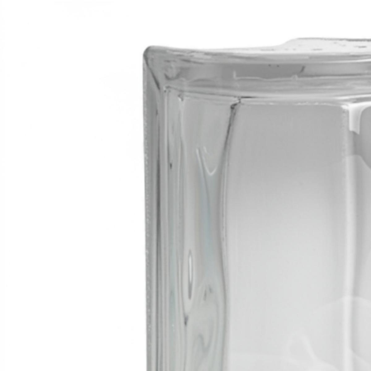 Tijolo de Vidro 19 x 19 x 8 CM Translúcido Canto 08 Unidades Tradestar - 4