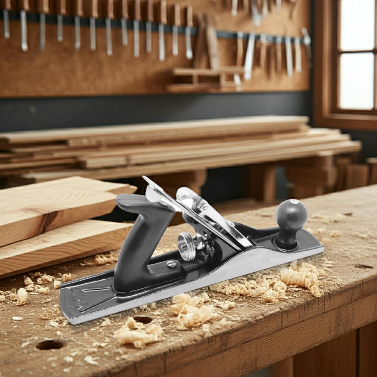 Plaina Manual N5 Ferro Fundido Cabo Abs Tradestar - 2