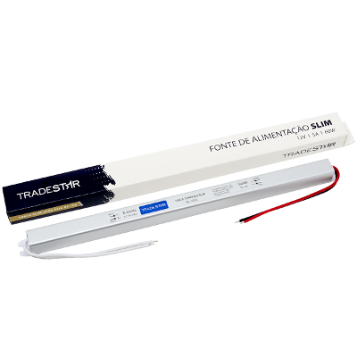 Fonte Led Slim  60W 5A 12V Bivolt Tradestar
