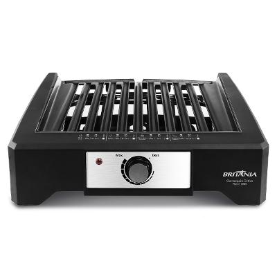 Churrasqueira Elétrica Britânia BCQ2000 Grelha Argentina Inox 127V