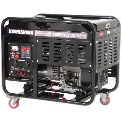 Gerador à Diesel Dgr-13000 Trifasico 220V 12,5Kw Kawashima