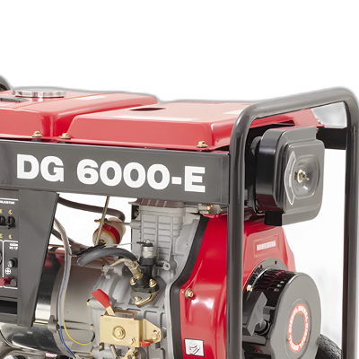 Gerador à Diesel Dg6000E 120/240V Biv 4600W Kawashima
