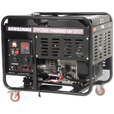 Gerador à Diesel Dgr-15000 Monofasico 14,5Kw Kawashima