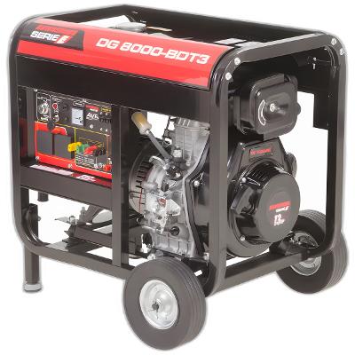 Gerador à Diesel Dg8000Bdt3 5700W 380/220V Trif. Kawashima