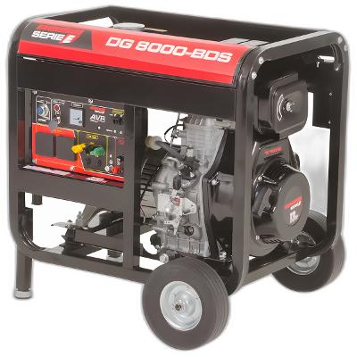Gerador à Diesel Dg8000Bds 5700W 230/115V Mono Kawashima