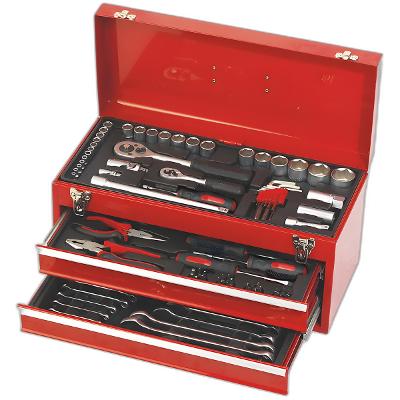 Jogo Ferramentas Cv 90 Peças Cx Metal Kawashima