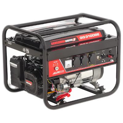 Gerador Gasolina Gg3100Be 2.8Kw Mono Bv Partida Elétrica Kawashima