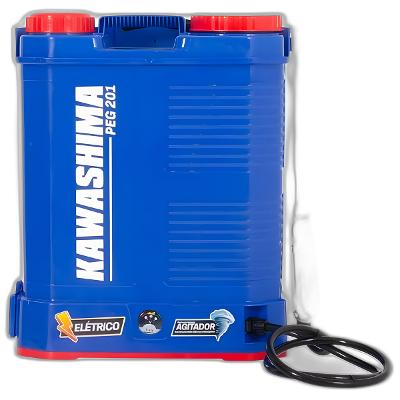 Pulverizador Costal 20L Eletrico Com Agitador Peg-201 Kawashima