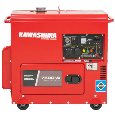 Gerador à Diesel Dg9000Bsdt2 7500W 220/110V Trif. Kawashima