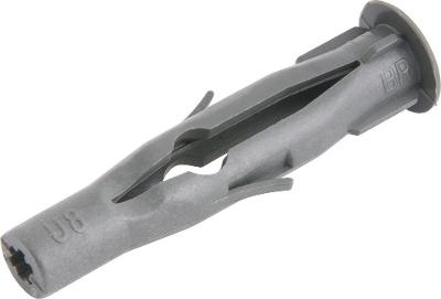 Bucha plástica 8x50mm p/ tijolo vazado c/ 500 peças Vonder