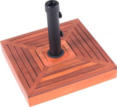 Base para ombrellone revestida em madeira 25kg - Bel Lazer