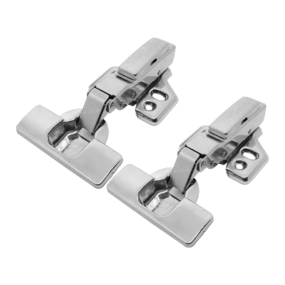 Dobradiça Clip On Soft Close Inox Curva Tradestar
