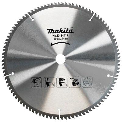 Disco Lâmina Serra 305 x 25,4 mm 100 Dentes D-34419 Makita