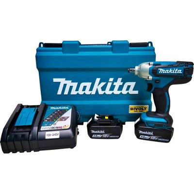 Chave de Impacto à Bateria 18V com Bateria Carregador e Maleta DTW190RFE Makita