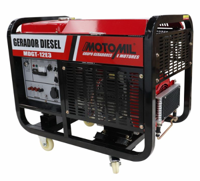 Gerador Diesel 12Kva Trif.380V Mono.220V Mdgt-12E3 Motomil