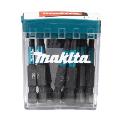 Estojo de Bits de Impacto T20-50 mm 10 Peças Makita
