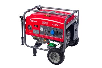 Gerador à Gasolina 5,5Kva Monofásico Partida Elétrica B4T-6500 Branco