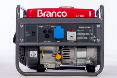 Gerador Gasolina 1,3Kva 110V Partida Manual B4T-1300 Branco