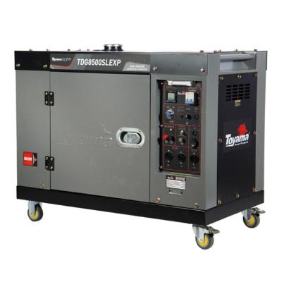 Gerador Diesel Cabinado Toyama 6.5kW 14.1L 12VDC 8A Bivolt AVR LED TDG8500SLEXP