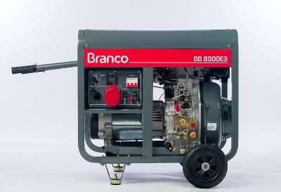 Gerador à Diesel 8,0Kva Trifásico 380V Partida Elétrica BD8000 E3 Branco
