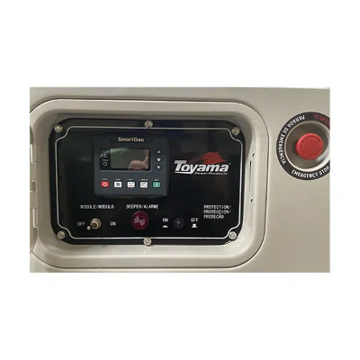 Gerador Diesel 25,0 KVA 220V Trifásico Silencioso Cabinado Toyama TDMG25SE3D-ATSI 38HP