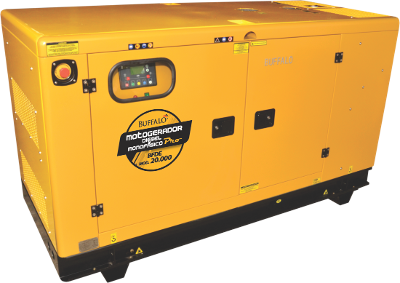 Motogerador Diesel Buffalo 20KVA Mono P Elét c/Bateria e ATS