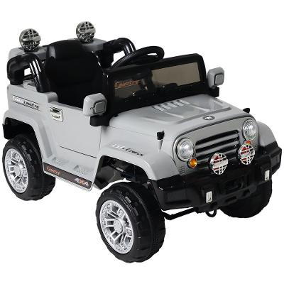 Jipe Elétrico Infantil Bateria 12V Trilha com Controle Remoto Cinza 927608 Bel