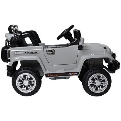 Jipe Elétrico Infantil Bateria 12V Trilha com Controle Remoto Cinza 927608 Bel