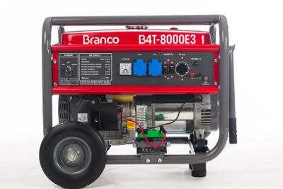 Gerador à Gasolina 6,5Kva Trifásico 380V Partida Elétrica B4T-8000E3 380 Branco