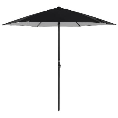 Guarda Sol 2,40 Metros Preto em alumínio com Vareta de Fibra de Vidro Bel