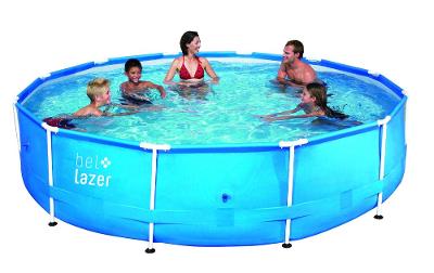 Piscina armação 7000 litros 3,66 x 0,76 metros - Bel Lazer