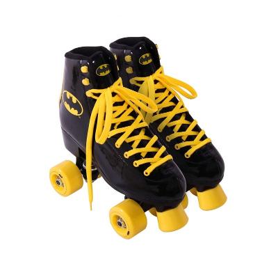 Patins Quad Batman Tam. 36 Com Cadarço Preto/amarelo - Bel S