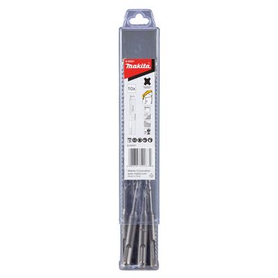 Brocas Sds-Plus 6 x 210 mm Conjunto com 10 Peças Makita