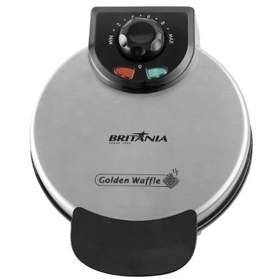 Máquina de Waffer Golden Waffle 850W Britânia 220V