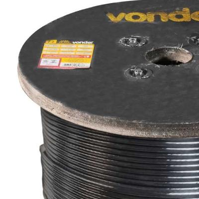 Cabo Aço 3/16'' 6X19M Vonder 500m Preto Galvanizado