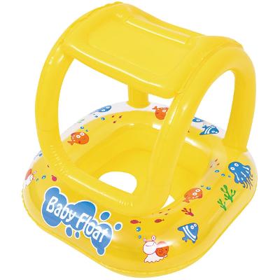 Bote Infantil Inflável Baby Float Bel Cobertura 15kg Proteção Solar Piscina