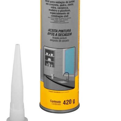 Selante Poliuretano Pu40 420G Cinza Vonder Alongamento 500%