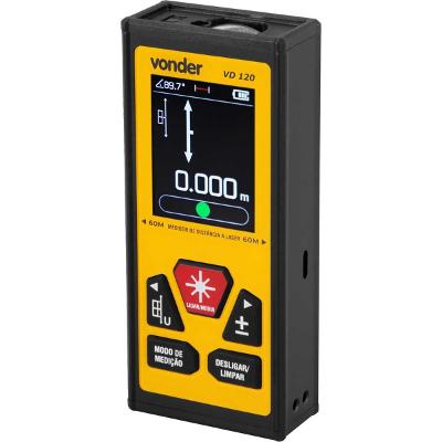 Medidor Laser Distância 120M Bilateral Vonder VD120 Precisão 2mm 630-670nm