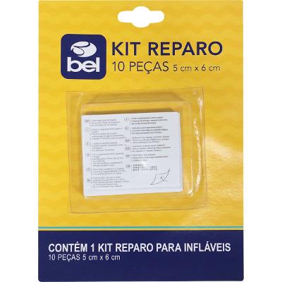 Kit Reparo 10 Peças Bel para Infláveis Piscinas Brinquedos e Colchões de Ar